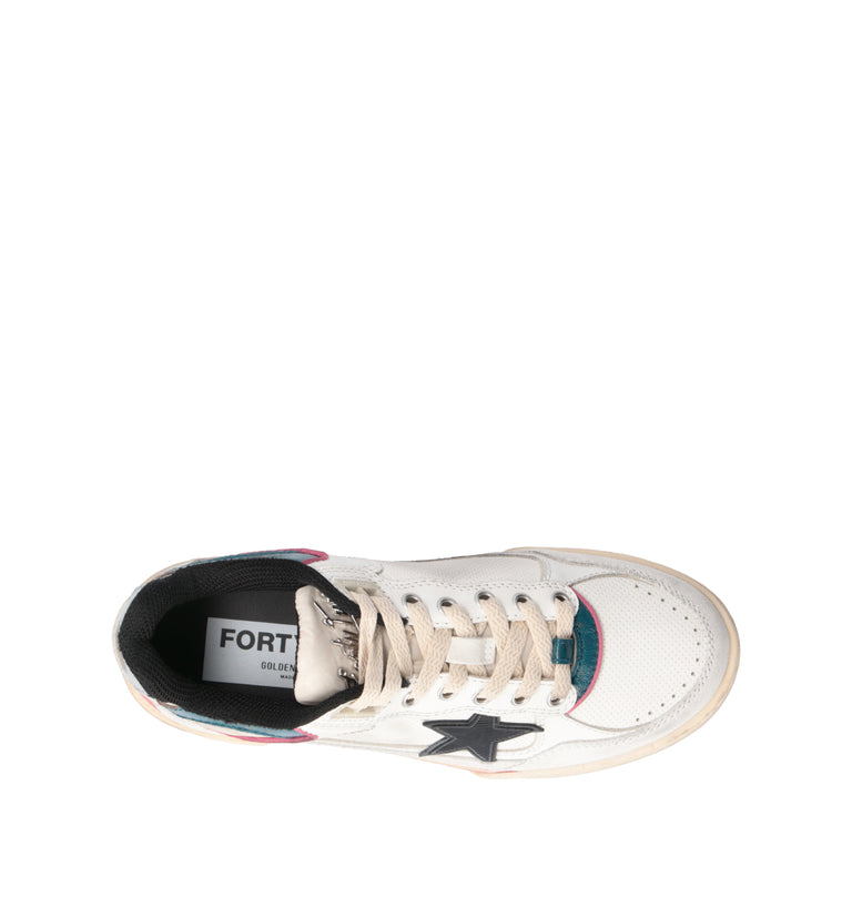 GOLDEN GOOSE FORTY2 Sneaker donna bianca in pelle