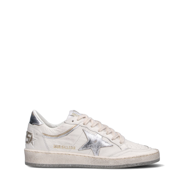 GOLDEN GOOSE BALL STAR WITH PADDED COLLAR  Sneaker donna bianca