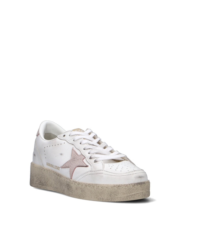 GOLDEN GOOSE BALLSTAR 2 Sneaker donna bianca in pelle