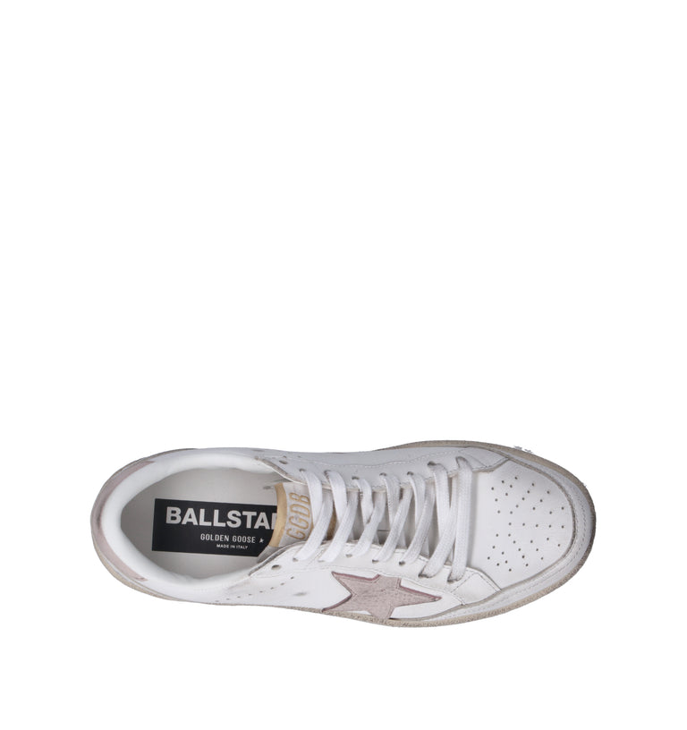 GOLDEN GOOSE BALLSTAR 2 Sneaker donna bianca in pelle