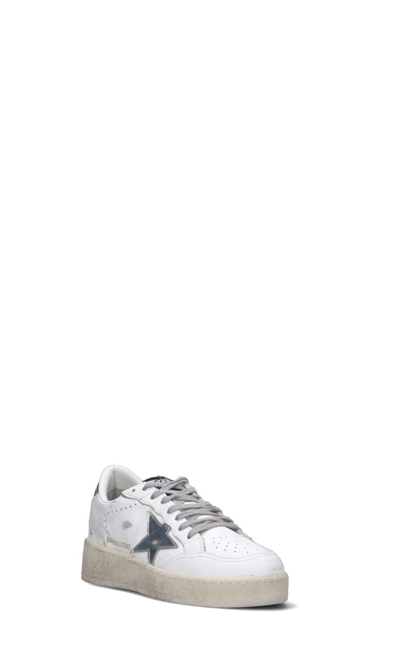 GOLDEN GOOSE - BALLSTAR 2 Sneaker donna bianca/argento in pelle