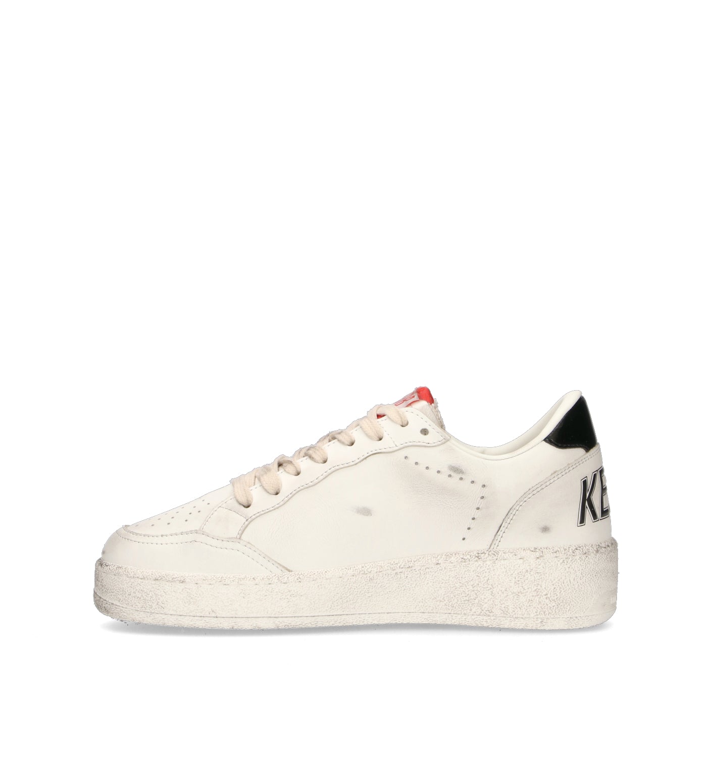 GOLDEN GOOSE BALLSTAR 2 Sneaker donna bianca/nera in pelle