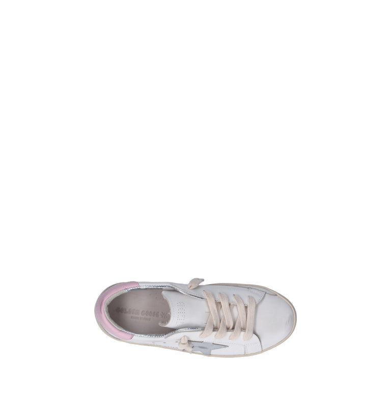 GOLDEN GOOSE SUPER-STAR CLASSIC WITH SPUR Sneaker bimba bianca in pelle