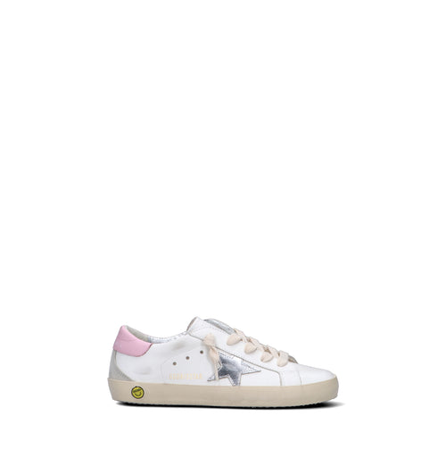 GOLDEN GOOSE SUPER-STAR CLASSIC WITH SPUR Sneaker bimba bianca in pelle
