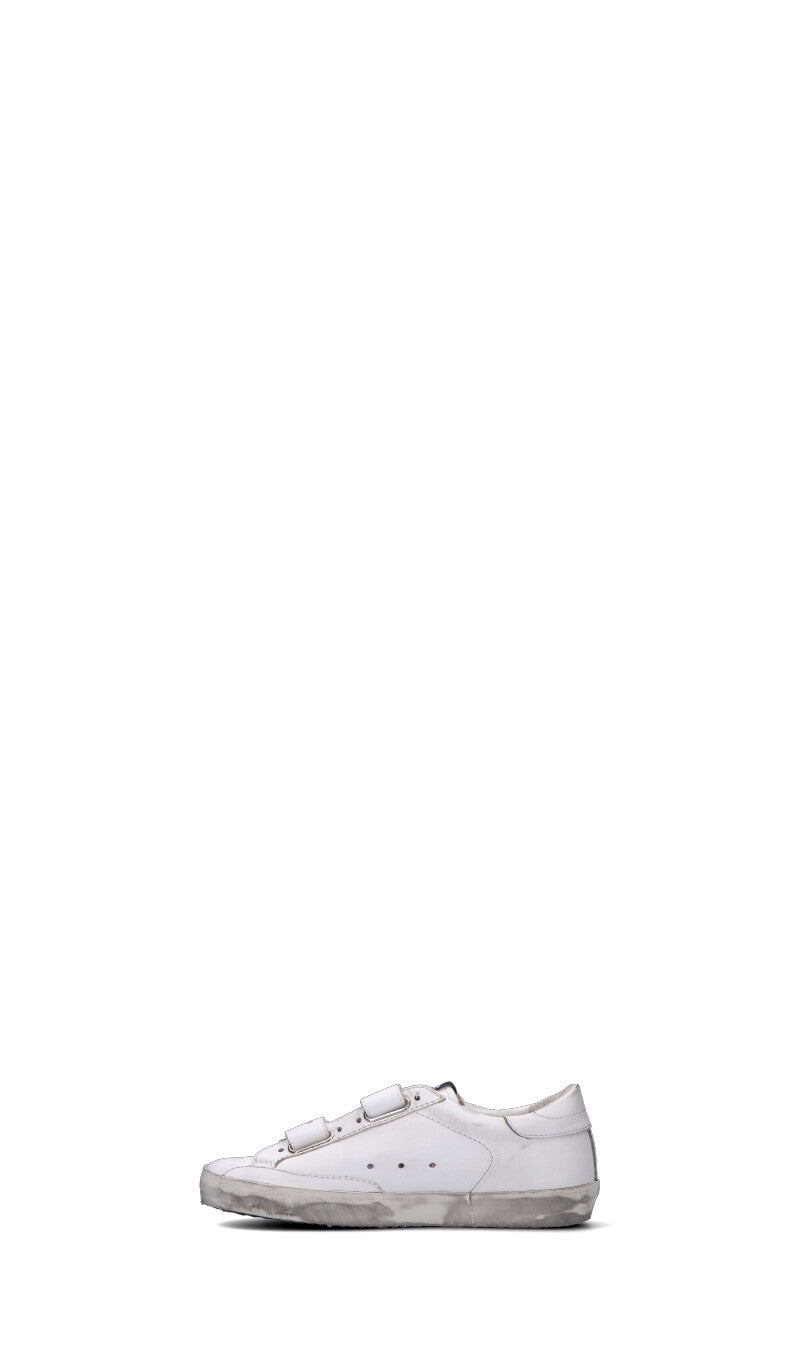 GOLDEN GOOSE Sneaker bambino bianca/nera in pelle