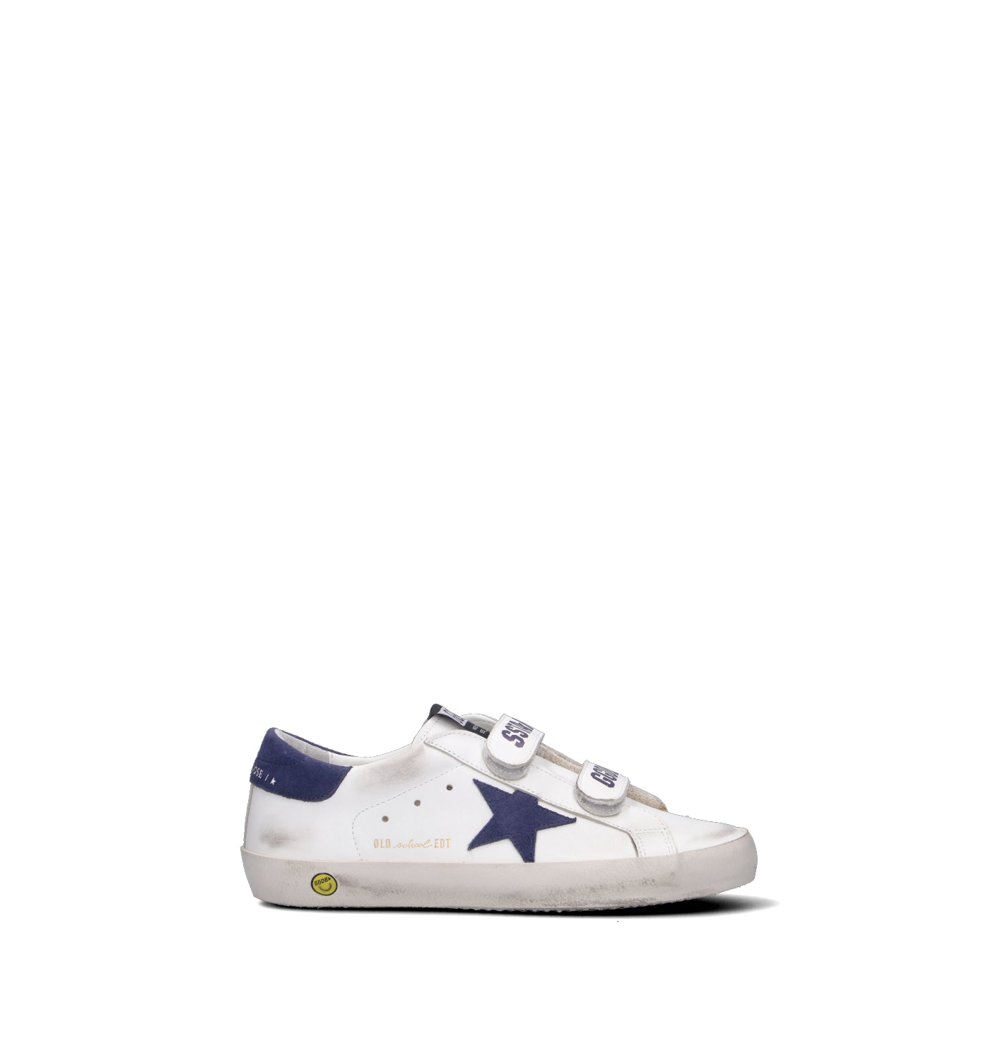 GOLDEN GOOSE OLD SCHOOL Sneaker bimbo bianca in pelle