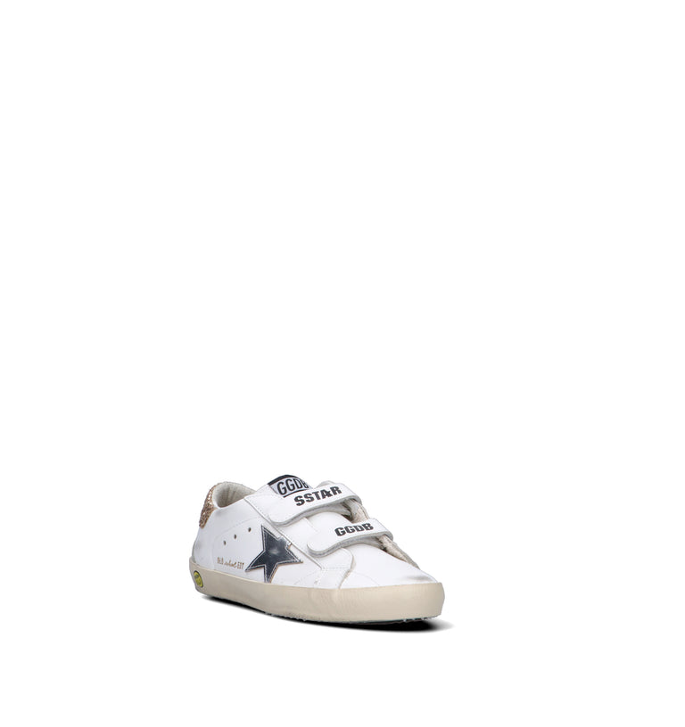 GOLDEN GOOSE OLD SCHOOL CLASSIC WITH SPUR Sneaker bimba bianca