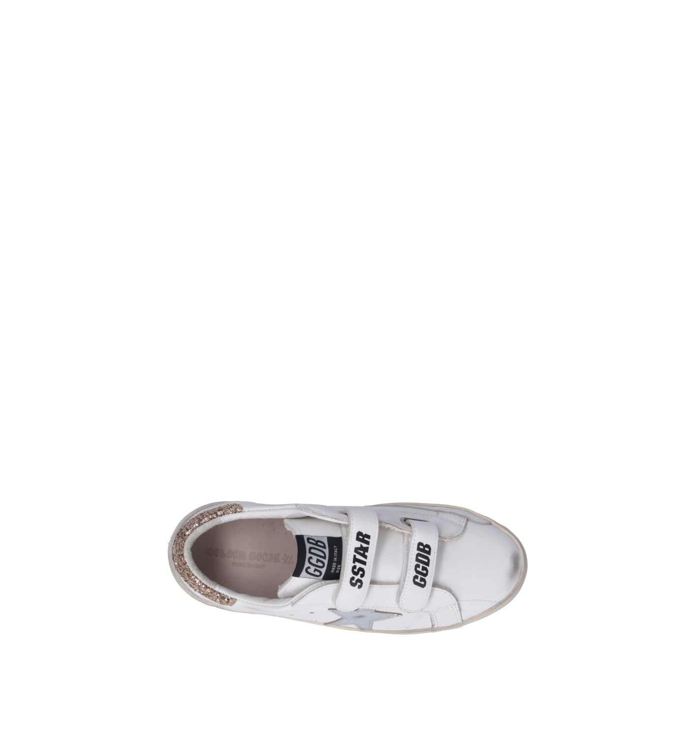 GOLDEN GOOSE OLD SCHOOL CLASSIC WITH SPUR Sneaker bimba bianca