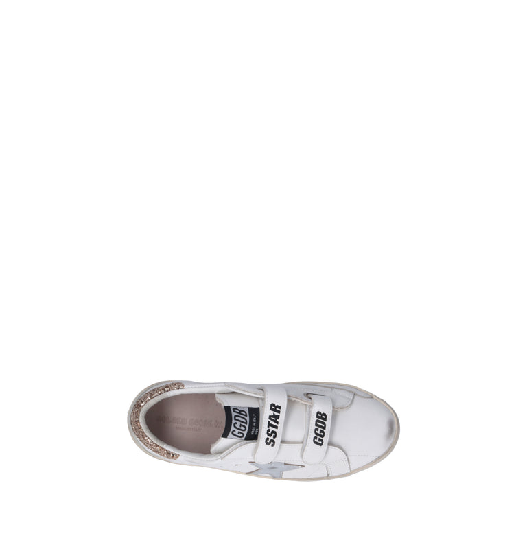 GOLDEN GOOSE OLD SCHOOL CLASSIC WITH SPUR Sneaker bimba bianca