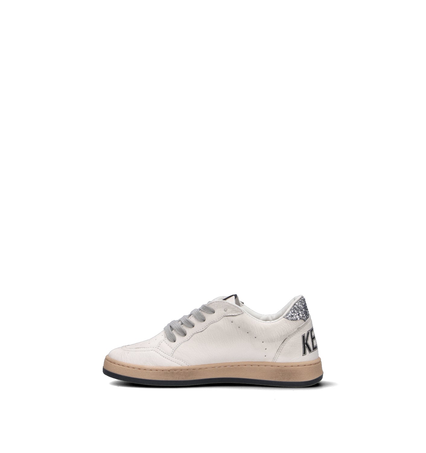GOLDEN GOOSE BALL STAR NEW Sneaker bimba bianca in pelle