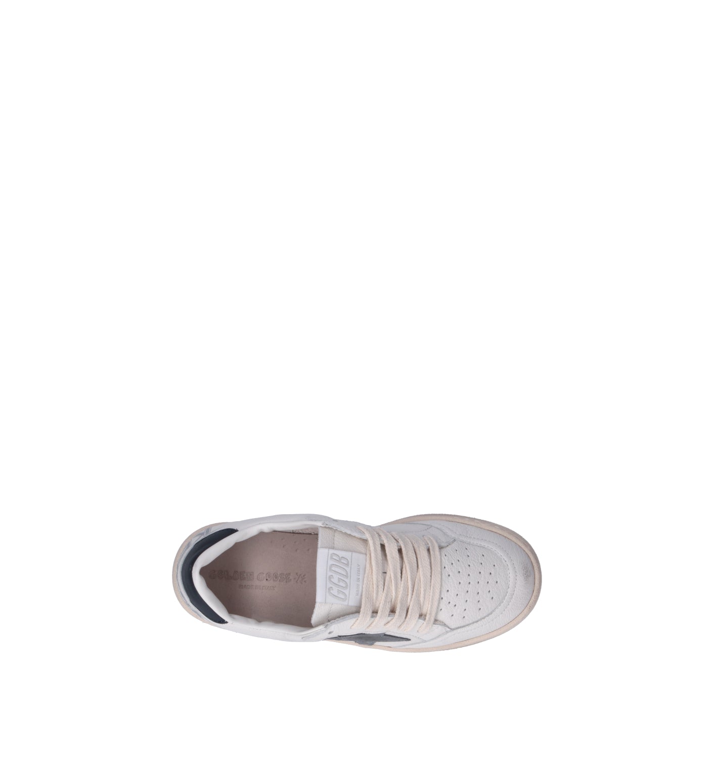 GOLDEN GOOSE BALL STAR NEW Sneaker bimbi bianca in pelle
