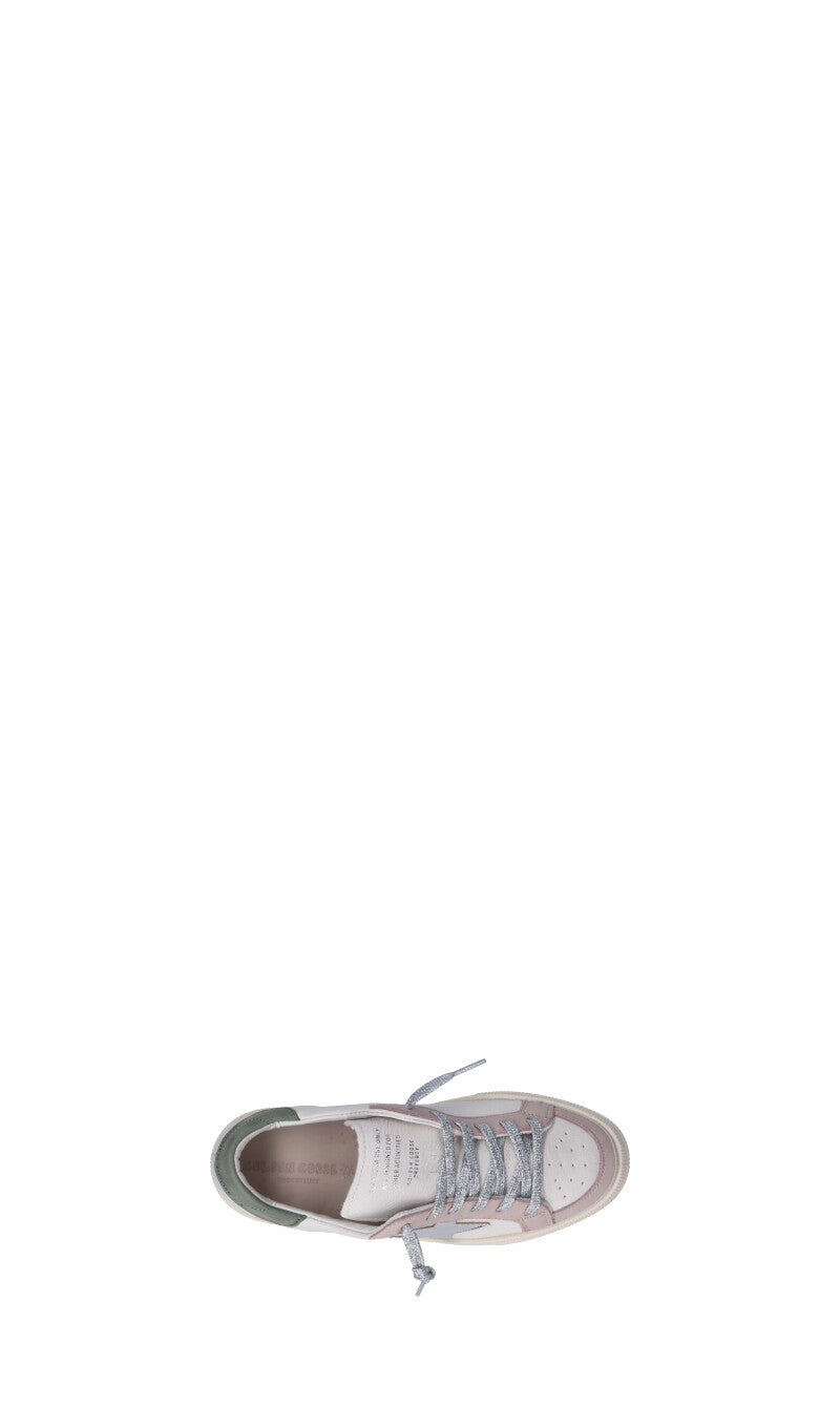 GOLDEN GOOSE MAY WITH DOUBLE TOE Sneaker bimba bianca in pelle