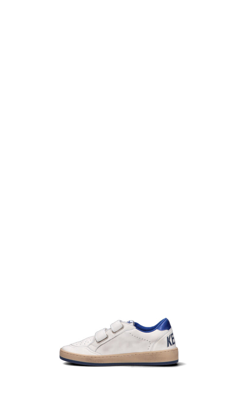 GOLDEN GOOSE - BALL STAR STRAP Sneaker bimbo bianca/blu in pelle