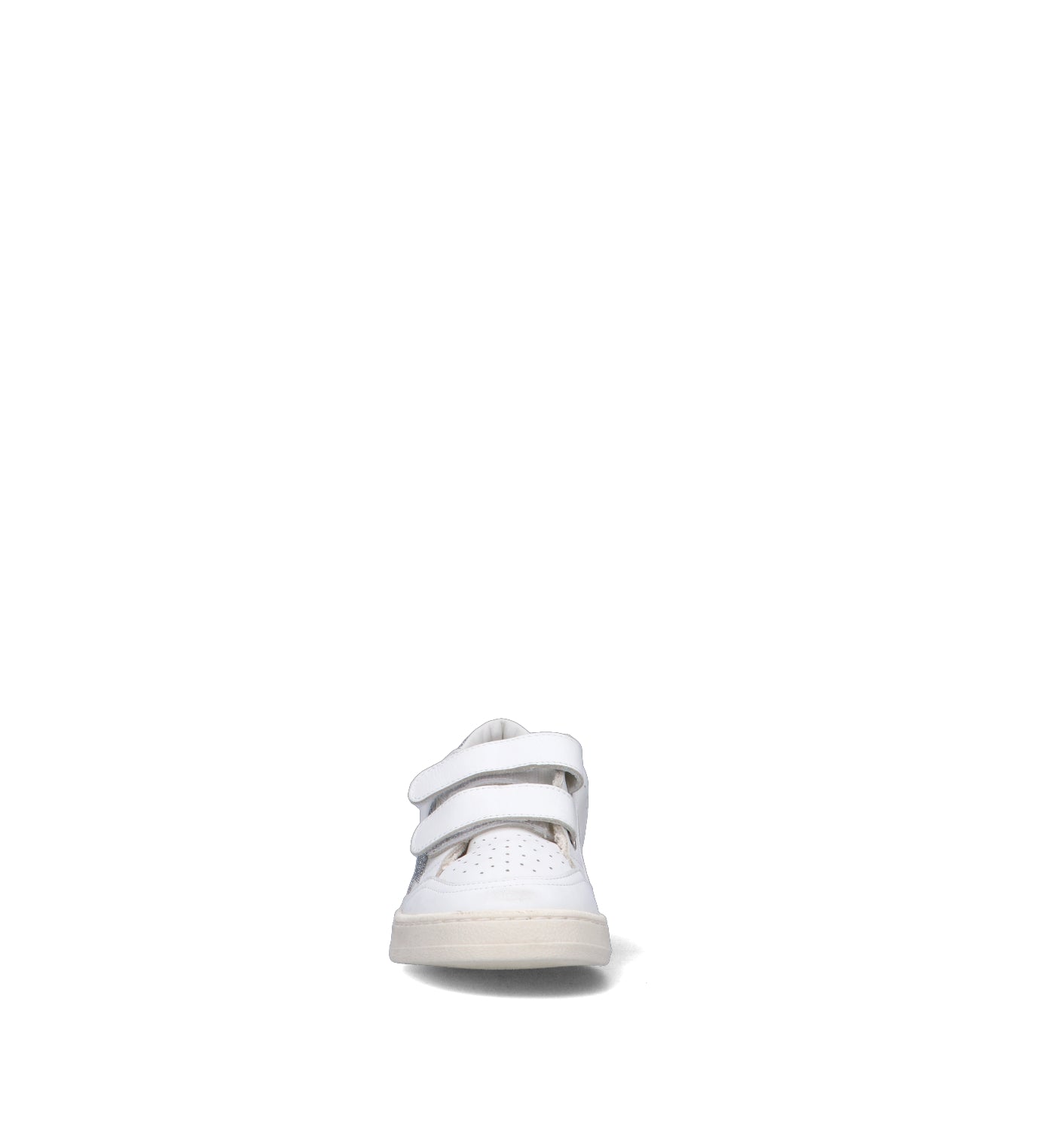GOLDEN GOOSE BALL STAR STRAP Sneaker bimba bianca/argento