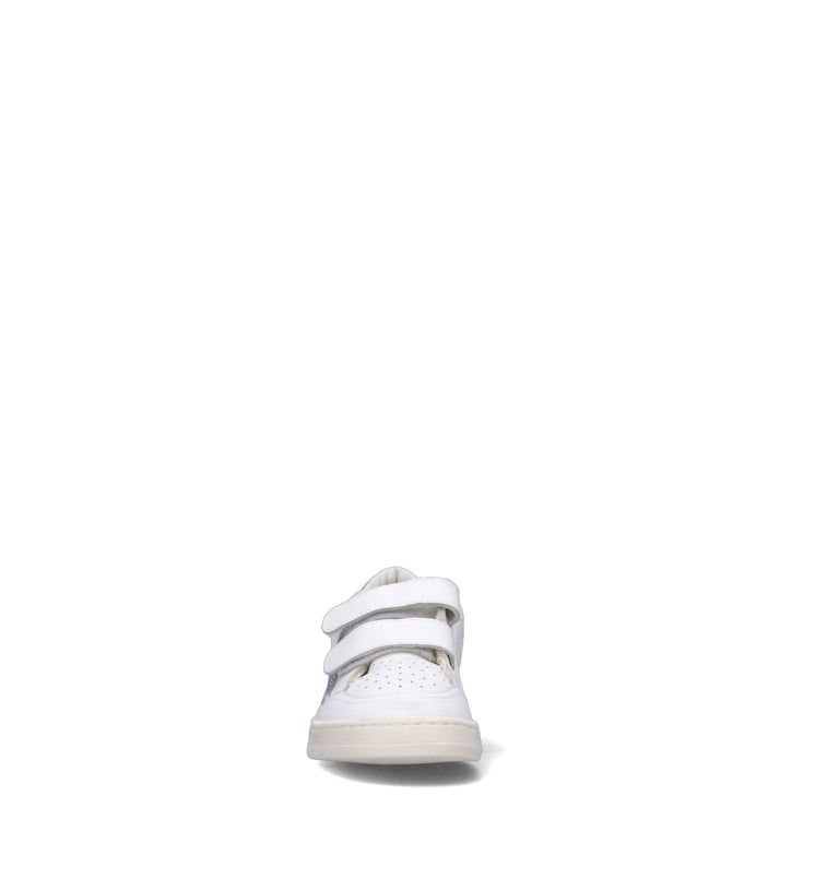 GOLDEN GOOSE BALL STAR STRAP Sneaker bimba bianca/argento