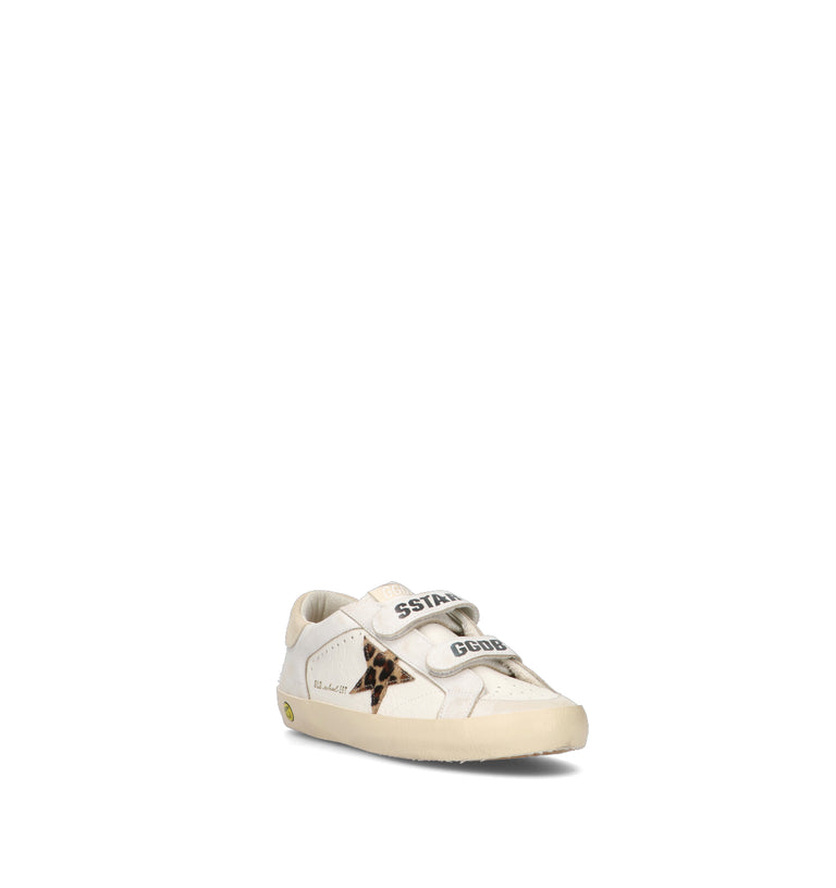 GOLDEN GOOSE OLD SCHOOL DOUBLE QUARTER AND SMOR Sneaker bimba bianca