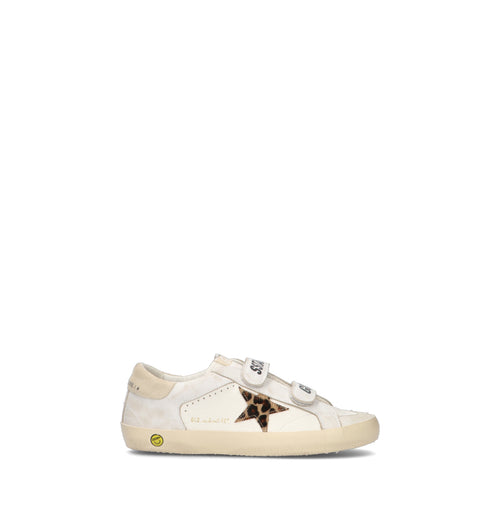 GOLDEN GOOSE OLD SCHOOL DOUBLE QUARTER AND SMOR Sneaker bimba bianca