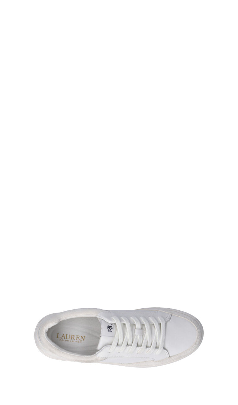 RALPH LAUREN Sneaker donna bianca in pelle