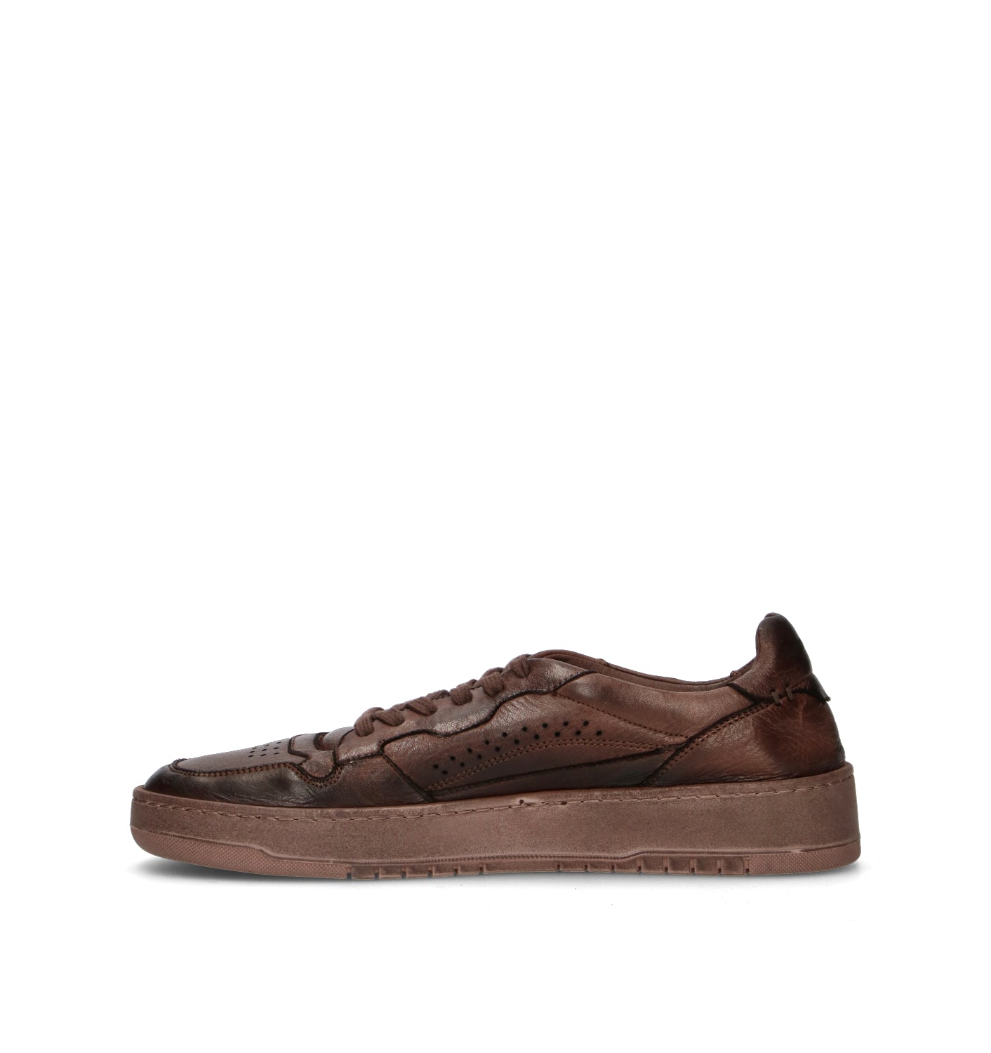 LEMARGO Sneaker uomo marrone in pelle