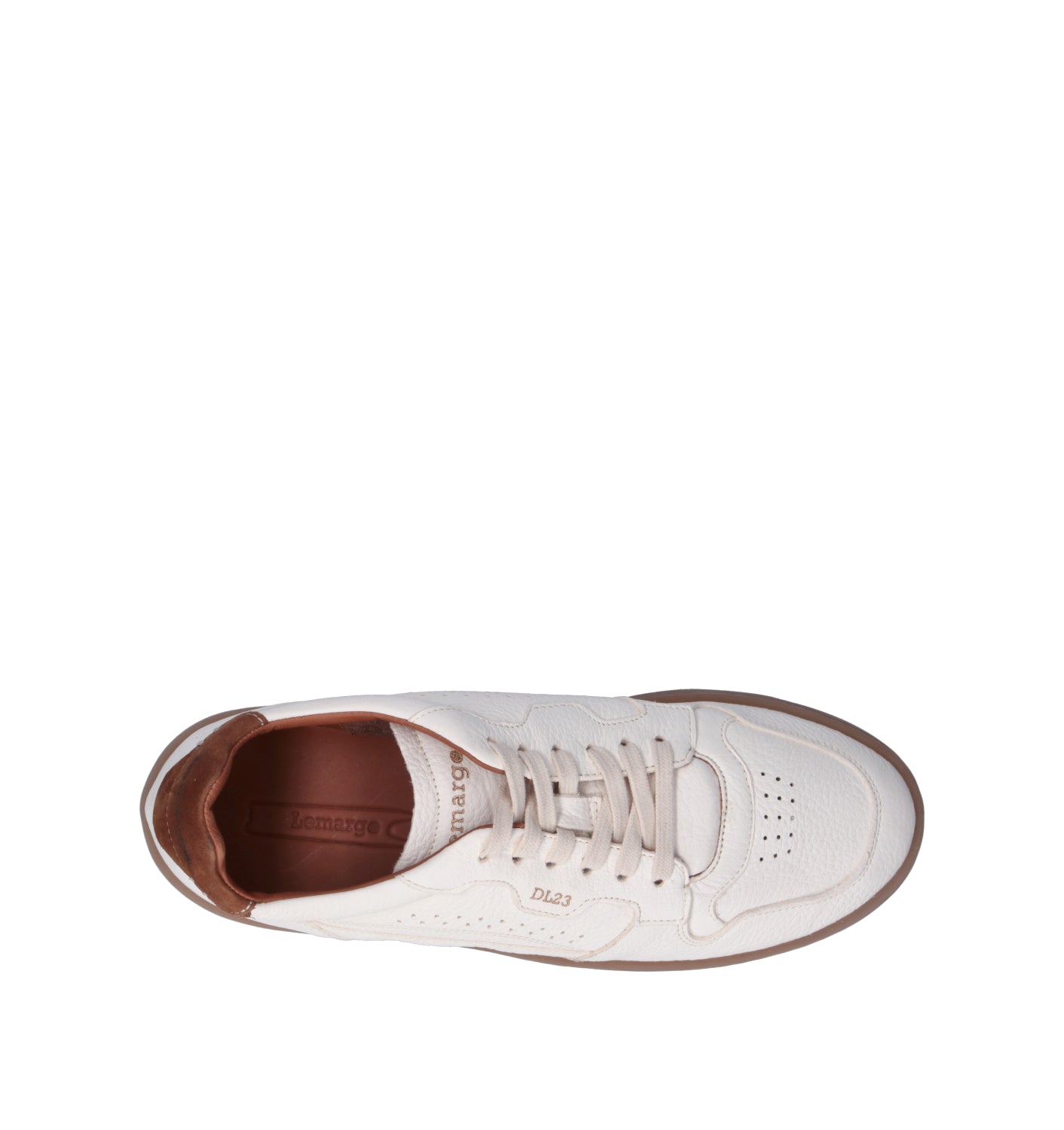 LEMARGO Sneaker uomo bianca in pelle