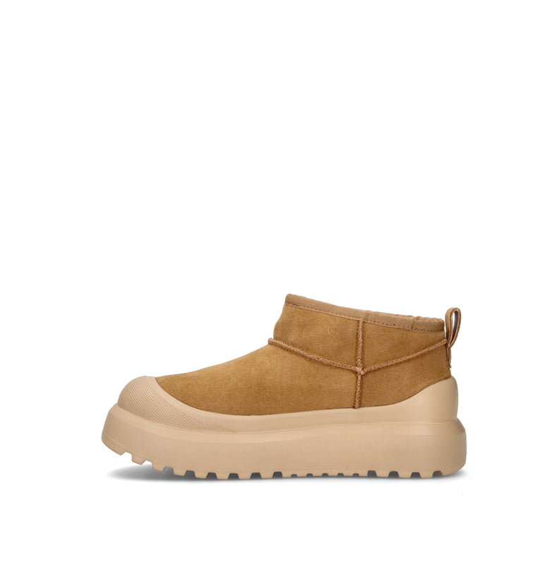 COLORS OF CALIFORNIA Stivaletto pelo donna tan in suede