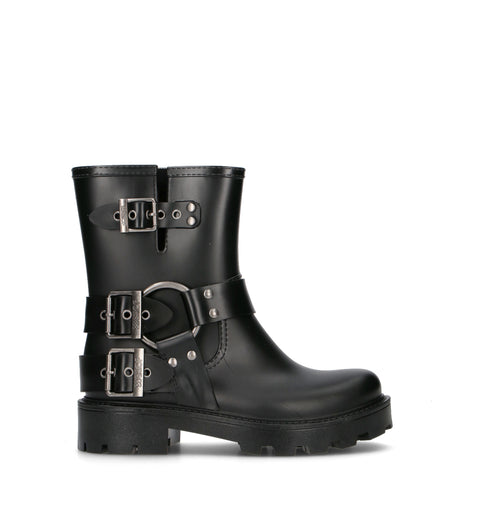 COLORS OF CALIFORNIA Stivale pioggia donna nero