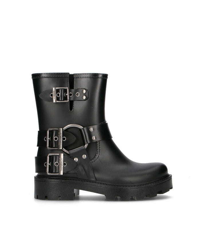 COLORS OF CALIFORNIA Stivale pioggia donna nero