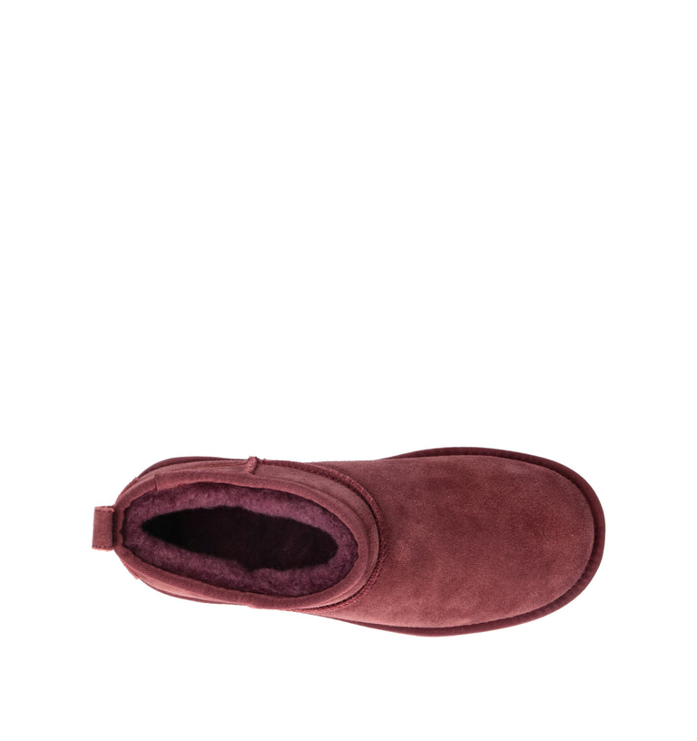 COLORS OF CALIFORNIA Stivaletto pelo donna mattone in suede