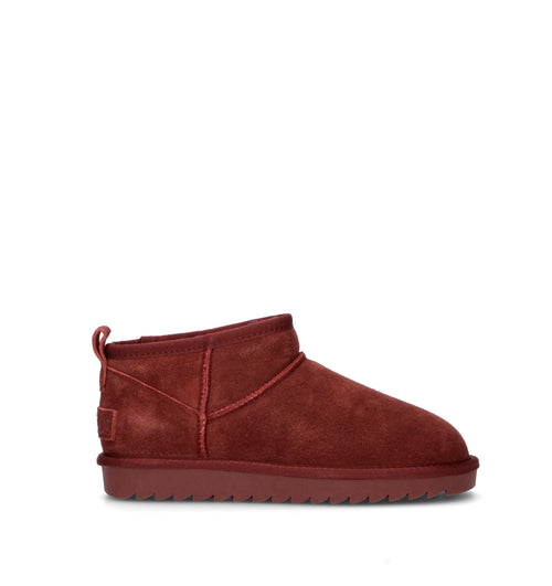 COLORS OF CALIFORNIA Stivaletto pelo donna mattone in suede