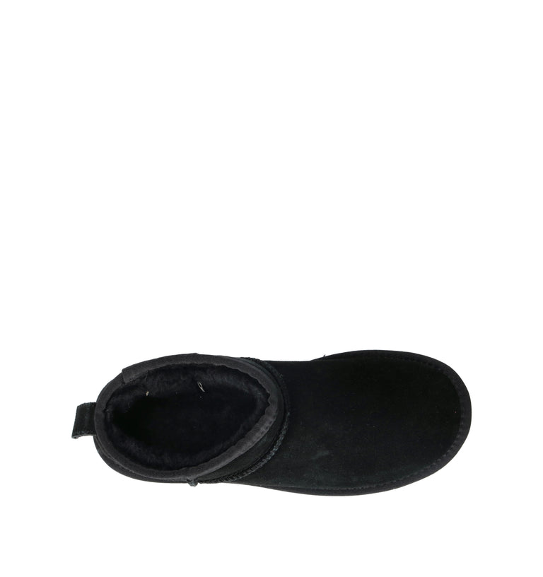 COLORS OF CALIFORNIA Stivaletto pelo donna nero in suede