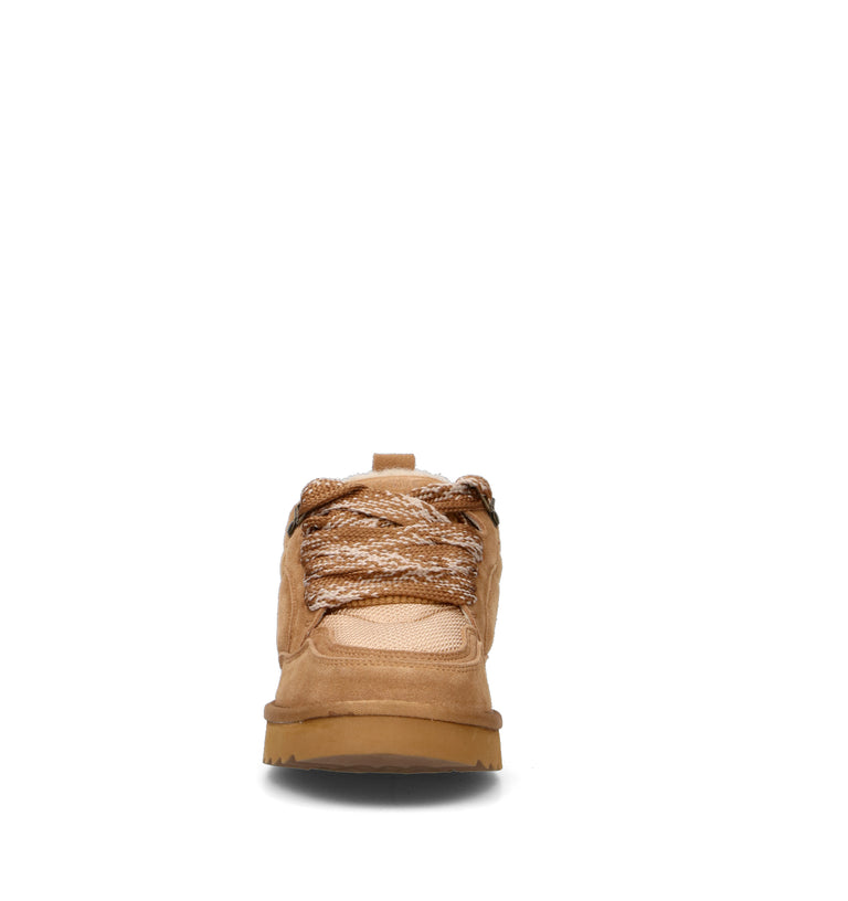 COLORS OF CALIFORNIA Sneaker donna tan in suede