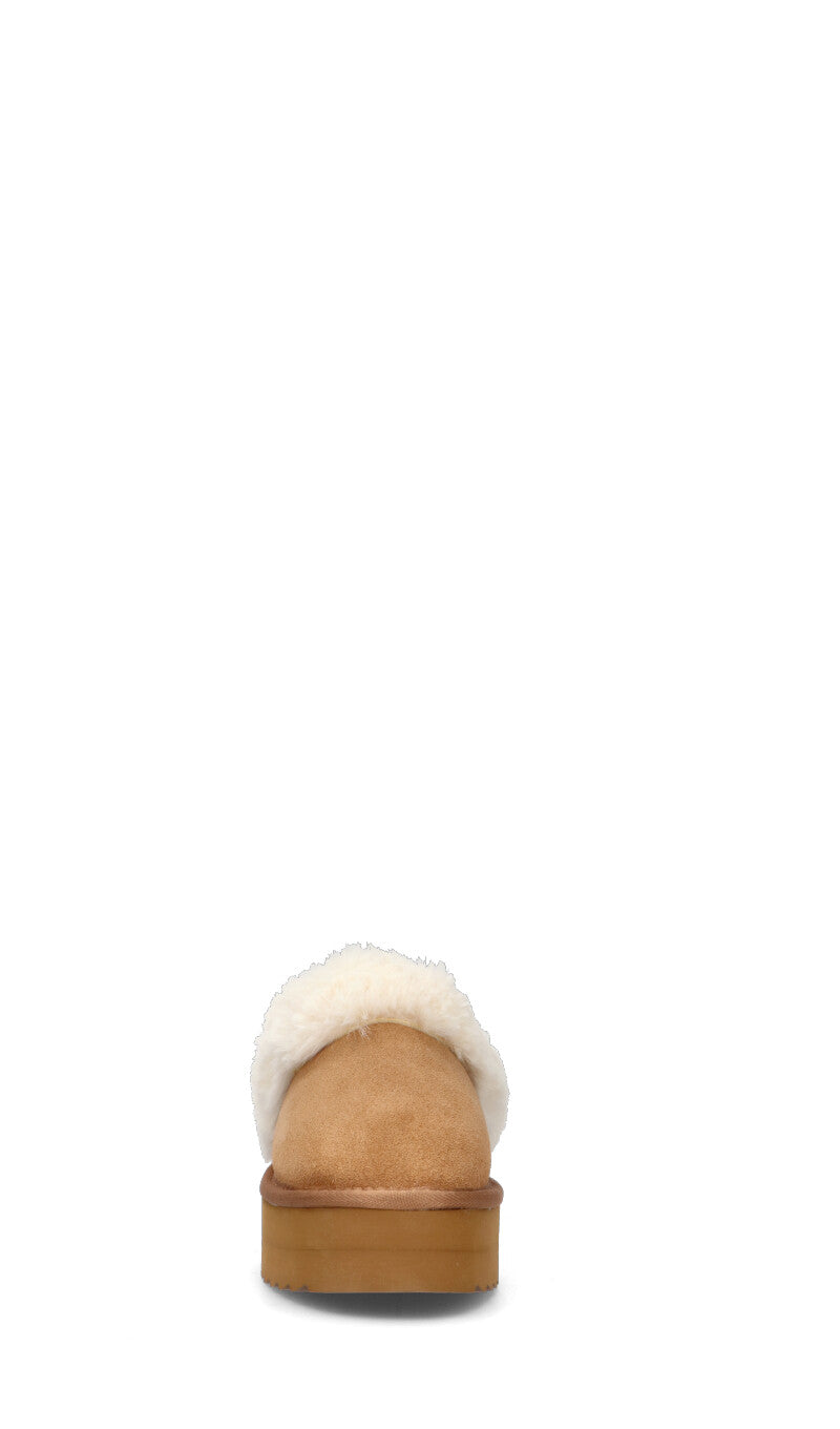 COLORS OF CALIFORNIA Ciabatta donna chestnut in suede