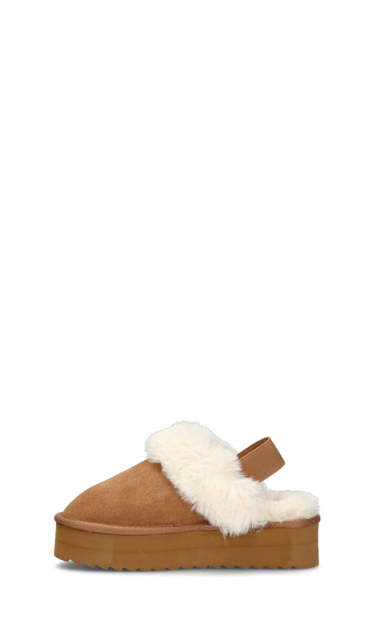 COLORS OF CALIFORNIA Ciabatta donna chestnut in suede