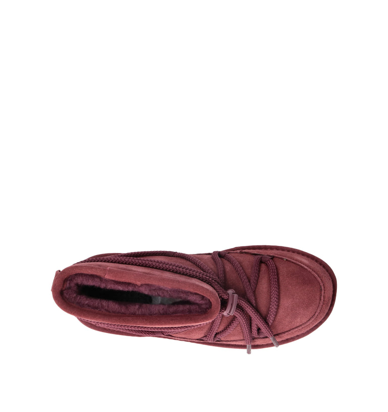 COLORS OF CALIFORNIA Stivaletto pelo donna mattone in suede