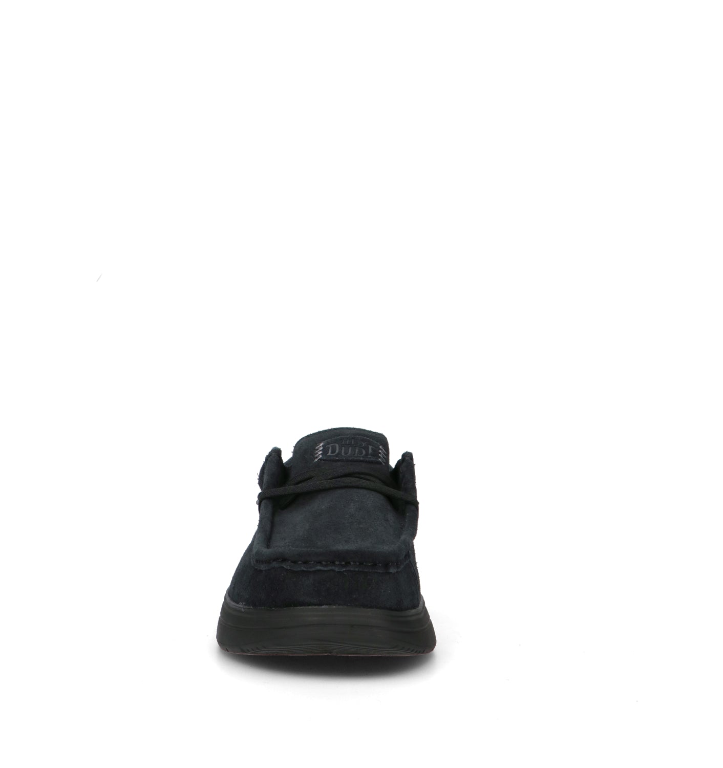 HEY DUDE Mocassino uomo nero in suede