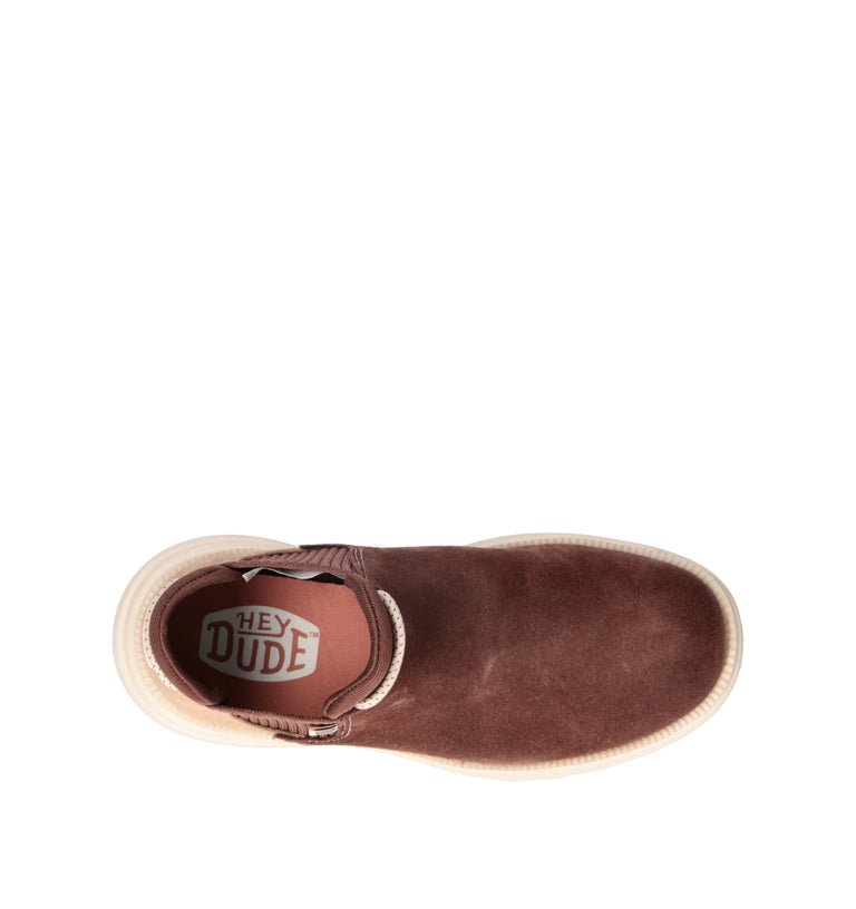 HEY DUDE Beatles donna marrone in suede