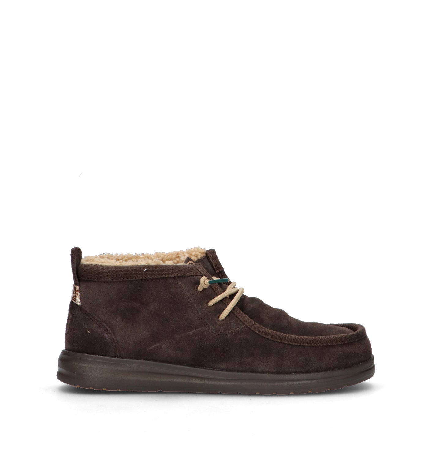 HEY DUDE Polacco uomo marrone in suede