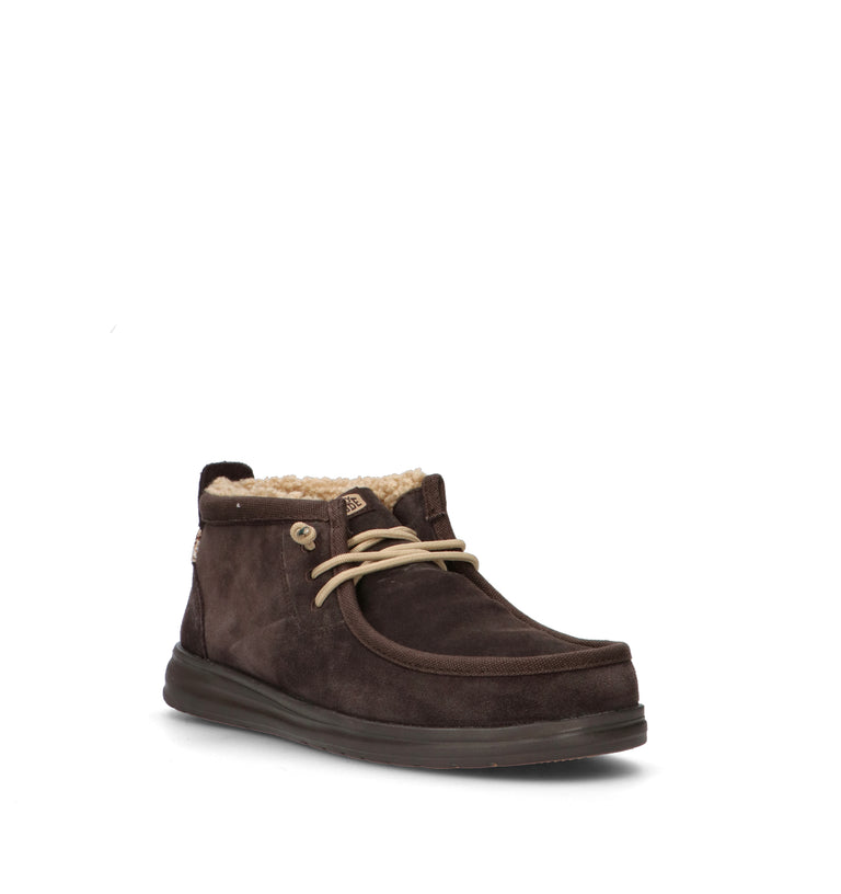HEY DUDE Polacco uomo marrone in suede