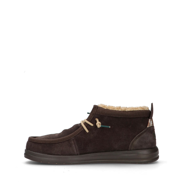 HEY DUDE Polacco uomo marrone in suede