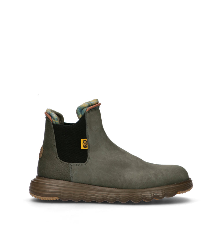 HEY DUDE Beatles uomo dusty olive waterproof