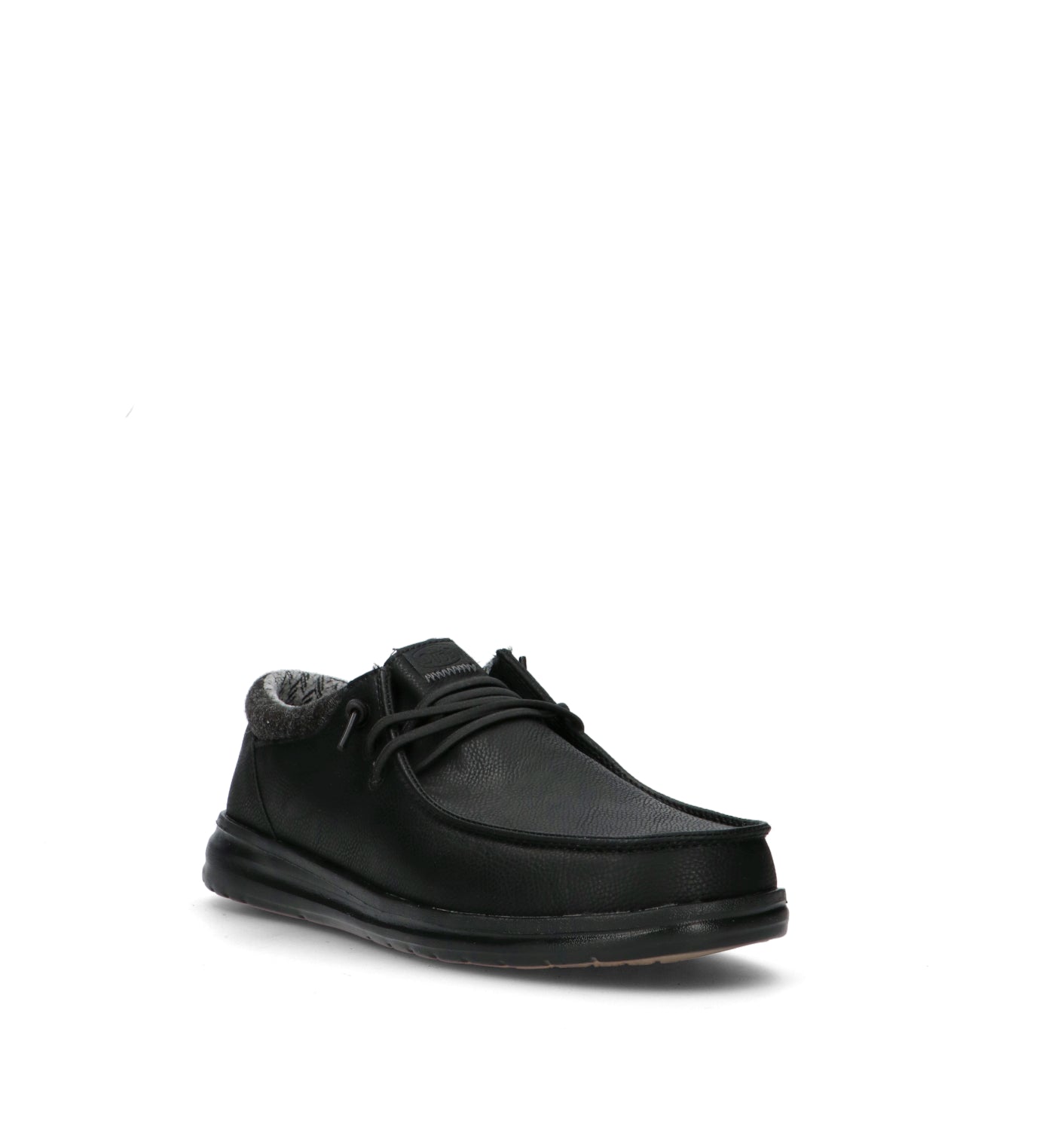 HEY DUDE Mocassino uomo nero in nabuk