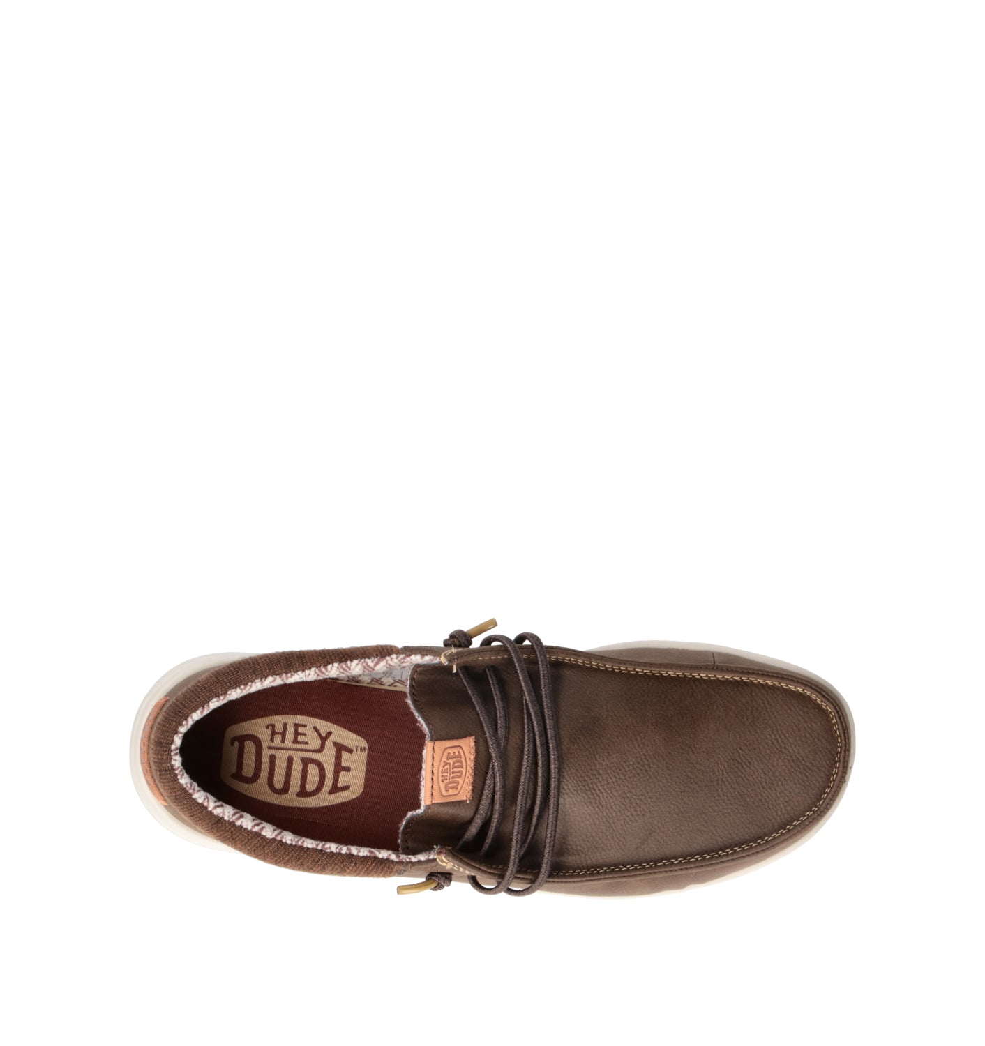 HEY DUDE Mocassino uomo marrone in nabuk