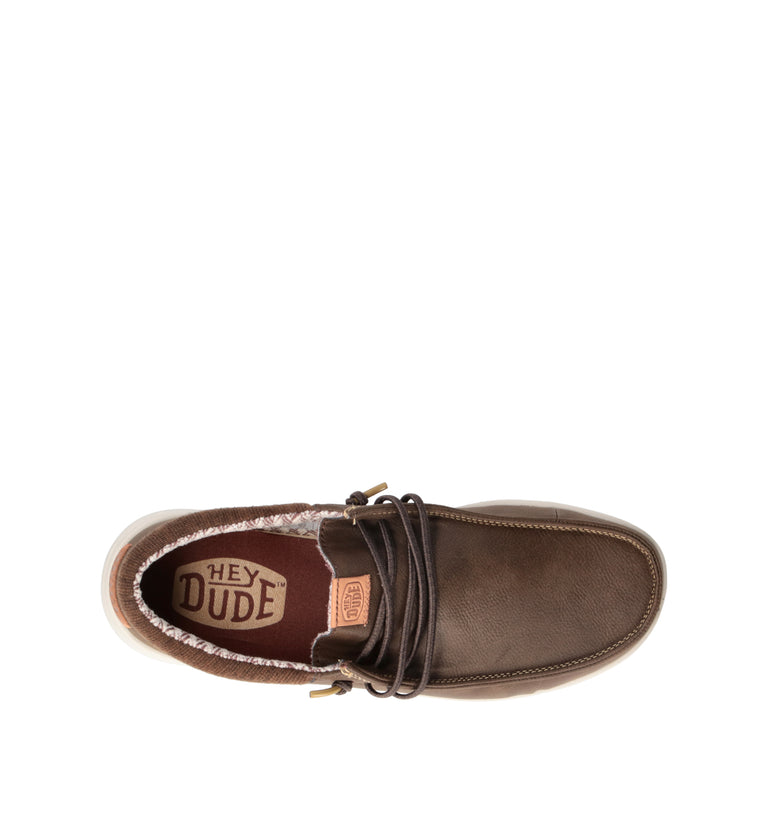 HEY DUDE Mocassino uomo marrone in nabuk