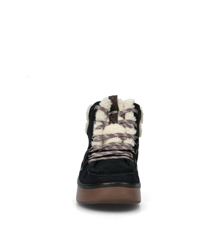 HEY DUDE Polacco donna nero in suede