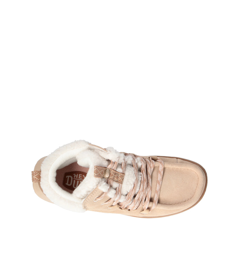 HEY DUDE Polacco donna beige in suede