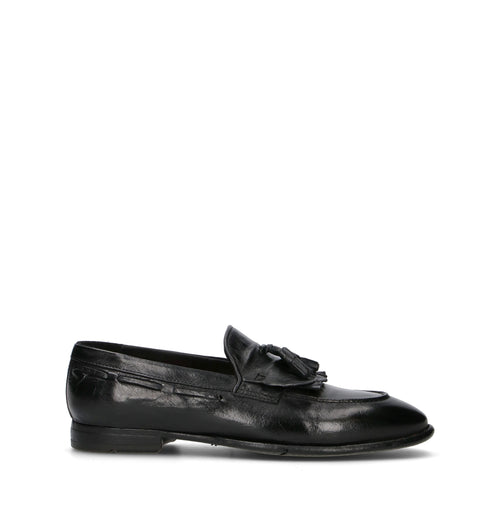 LEMARGO Mocassino uomo nero in pelle