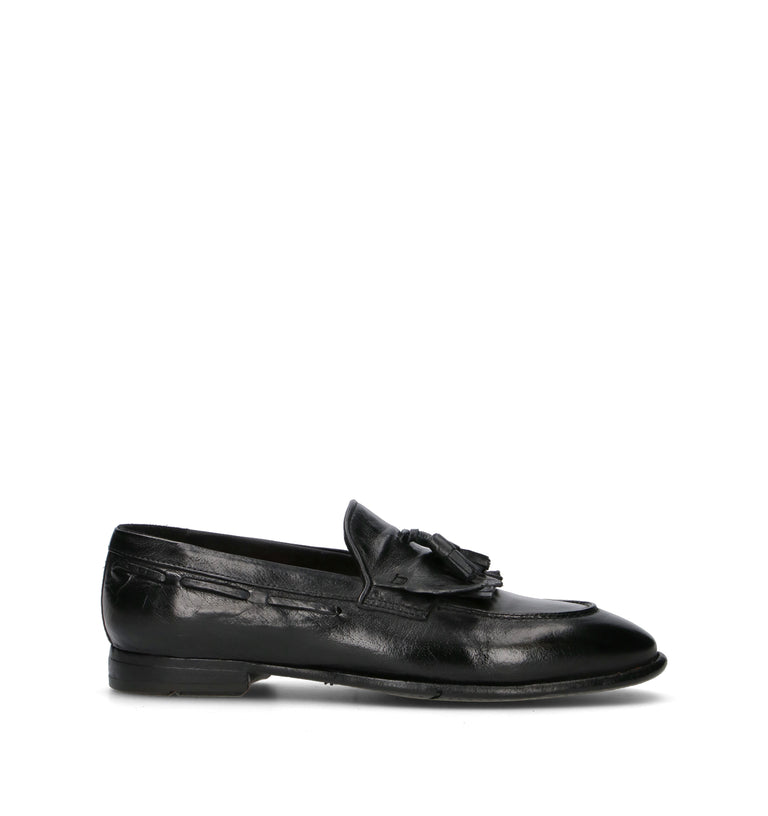 LEMARGO Mocassino uomo nero in pelle