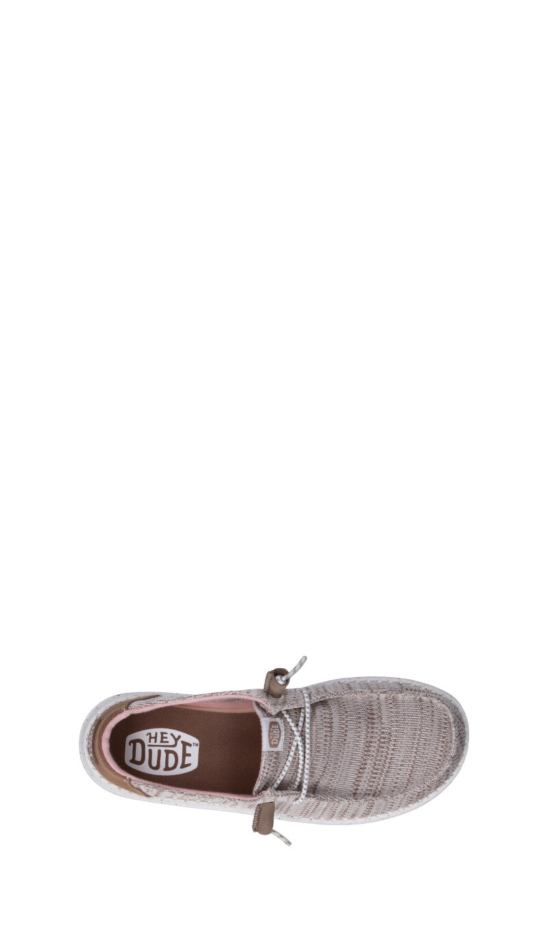 HEY DUDE Sneaker donna beige/marrone
