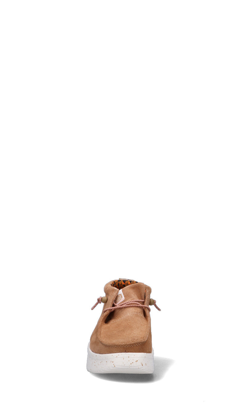HEY DUDE Polacco donna chestnut in suede