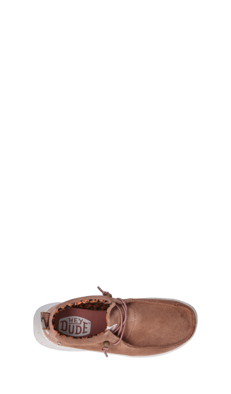 HEY DUDE Polacco donna chestnut in suede